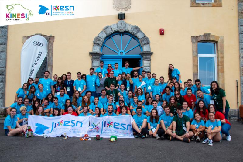 Foto de grupo Erasmus Student Network España en KINESI