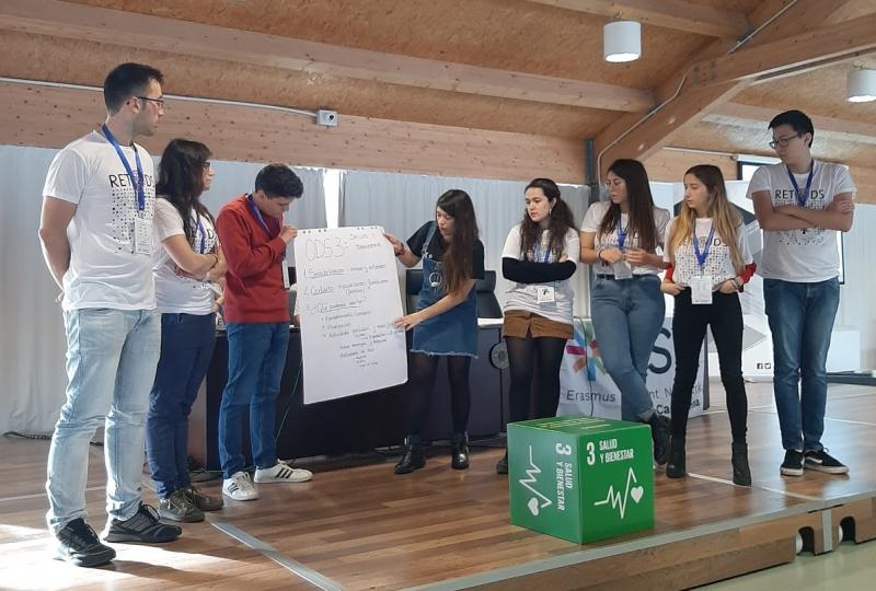 Foto presentacion de los objetivos de desarrollo sostenible